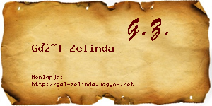 Gál Zelinda névjegykártya